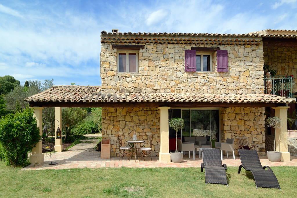 Suite De L'Olivier Au Mas Au Coeur De La Provence &Spa 圣卡纳 客房 照片